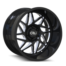 CALI OFF-ROAD GEMINI (GLOSS BLACK/MILLED SPOKES) Wheels