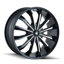 MAZZI FUSION (BLACK/MACHINED) Wheels